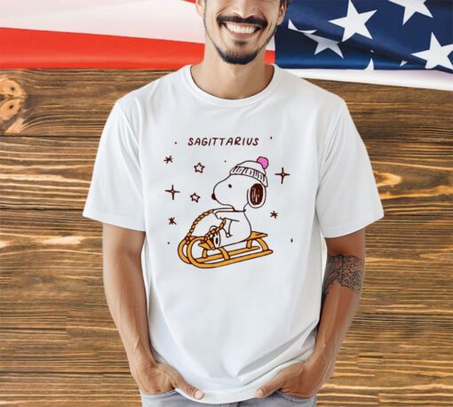 Sagittarius winter Snoopy Peanuts shirt