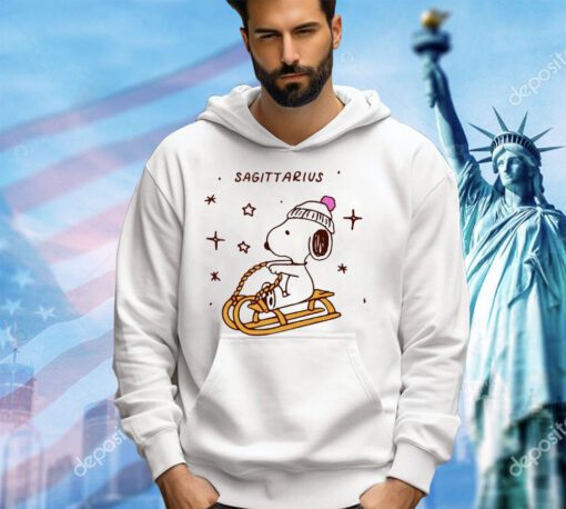 Sagittarius wSagittarius winter Snoopy Peanuts shirtinter Snoopy Peanuts shirt