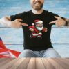 Santa Claus Football Game Family Christmas Holiday Xmas T-Shirt