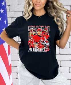 Sebastian Aho Carolina Hurricanes retro shirt