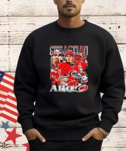 Sebastian Aho Carolina Hurricanes retro shirt