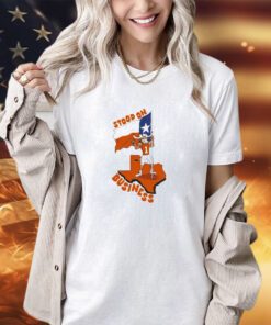 Texas Longhorns stood on business flag shirt