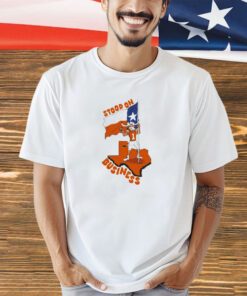 Texas Longhorns stood on business flag shirt