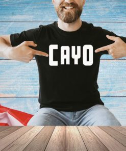 Umoh wearing cayo shirt