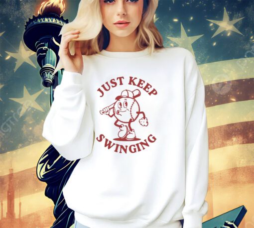 just-keep-swinging-baseball-shirtjung-by-the-chimney-josh-jung-christmas-shirt