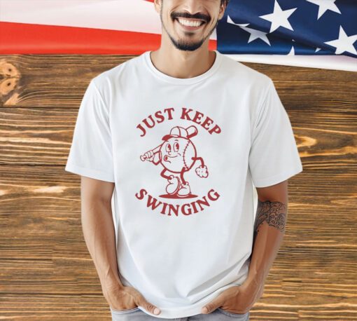 just-keep-swinging-baseball-shirtjung-by-the-chimney-josh-jung-christmas-shirt