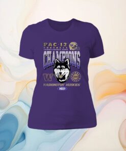 Washington Huskies Uw Pac 12 Championship Women T-Shirt