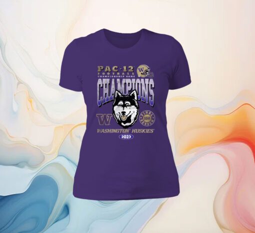 Washington Huskies Uw Pac 12 Championship Women T-Shirt