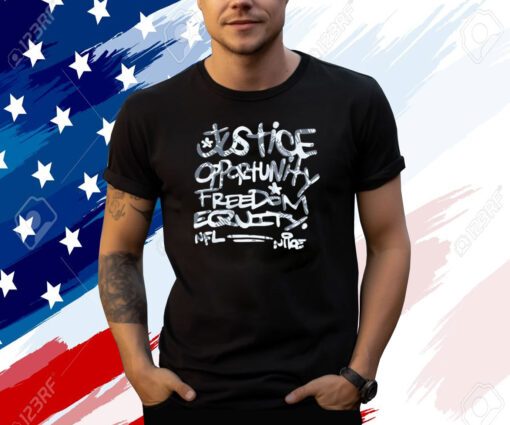 Mike Tomlin Justice Opportunity Equity Freedom TShirt