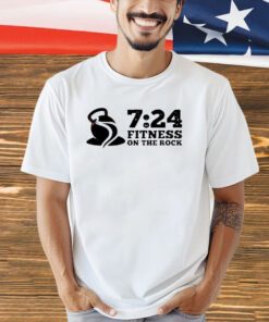7 24 fitness on the rock T-shirt