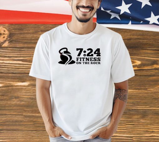 7 24 fitness on the rock T-shirt