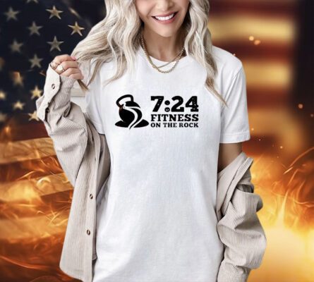 7 24 fitness on the rock T-shirt