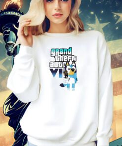 Bluey Grand Theft Auto Vi T-shirt