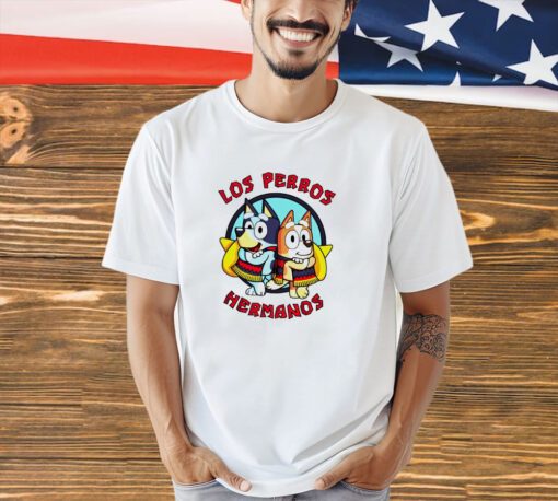 Bluey and the Los Pollos Hermanos Breaking Bad shirt