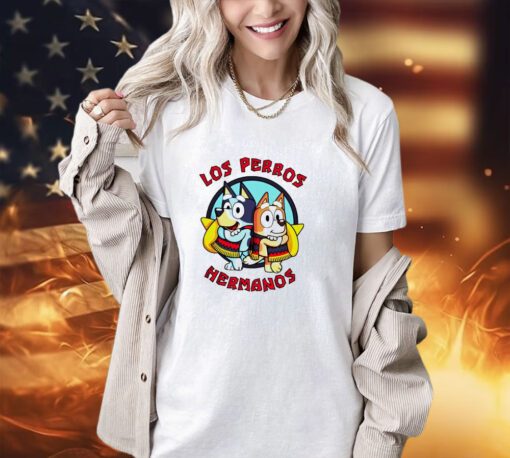 Bluey and the Los Pollos Hermanos Breaking Bad shirt