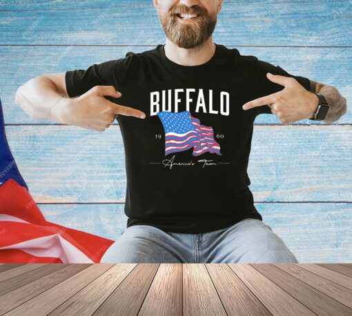 Buffalo Bills America Team 1960 USA flag T-shirt