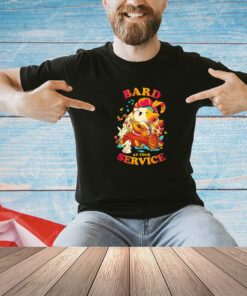 Cat bard at your service T-shirt