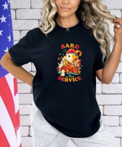 Cat bard at your service T-shirt