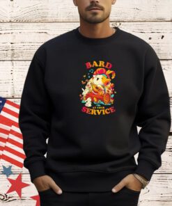 Cat bard at your service T-shirt