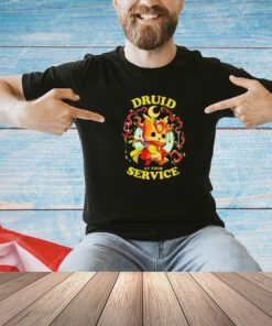 Cat druid at your service T-shirt