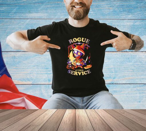 Cat rogue at your service T-shirt