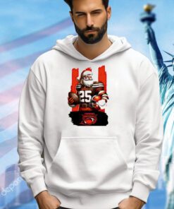 Cleveland Browns NFL Santa Claus Christmas T-shirt