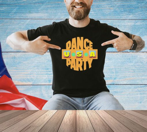 Dance party USA show logo T-shirt