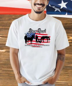 Diego Ranch honoring our fallen heroes USA flag T-shirt