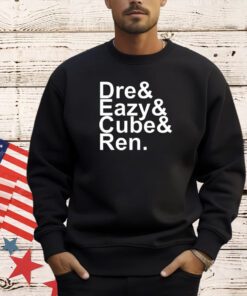 Dre and eazy and cube and ren T-shirt