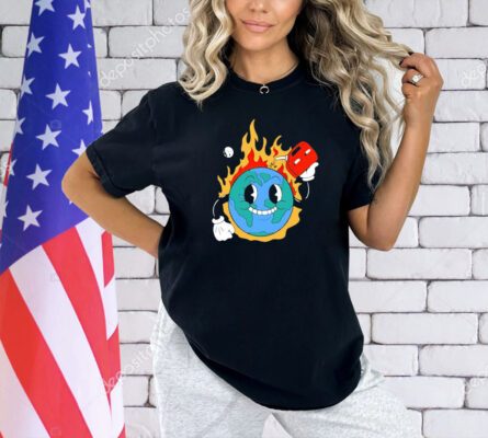 World on fire T-shirt