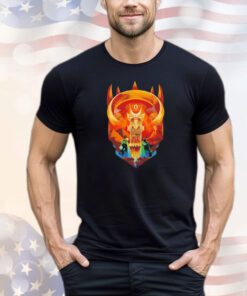 Eye of Sauron The Lord of the Rings art Deco Dark Tower shirt