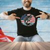 Fishing Lovers + American Flag T-Shirt