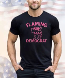 Flaming democrat shirt