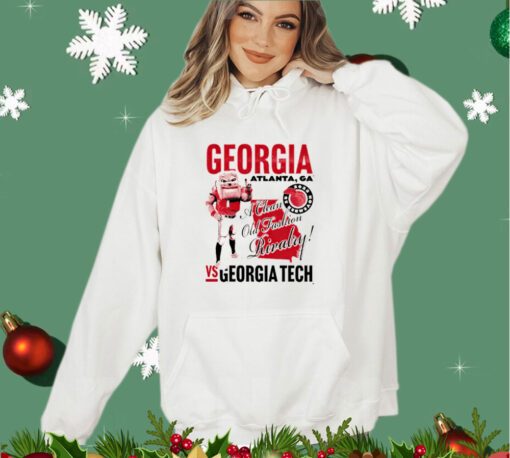 Georgia vs Georgia Tech game day a clean old fashion rivalry 2023 shirt