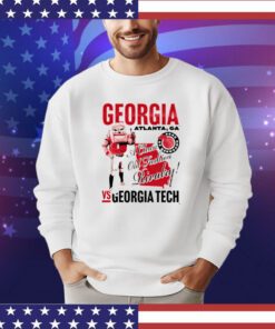 Georgia vs Georgia Tech game day a clean old fashion rivalry 2023 shirt