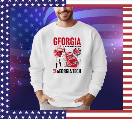 Georgia vs Georgia Tech game day a clean old fashion rivalry 2023 shirt