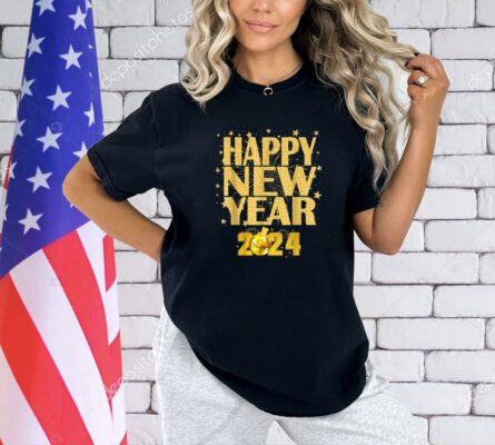 Happy New Year 2024 New Years Eve Party Countdown Fireworks T-Shirt