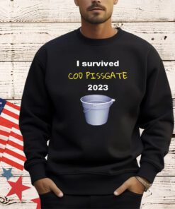I survived cod pissgate 2023 shirt