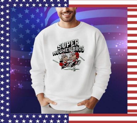 Jack Hughes Luke Hughes New Jersey Devils Super Hughes Bros shirt