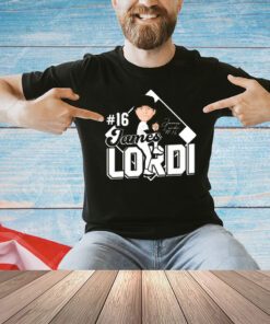 James Lordi 2023-2024 Baseball Baseball Cartoon T-shirt