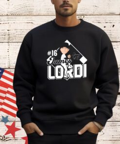 James Lordi 2023-2024 Baseball Baseball Cartoon T-shirt