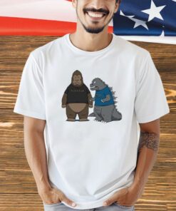 King Kong and Godzilla Beavis and Butt-head stupid kaijus monsters T-shirt