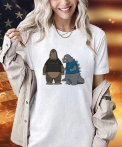 King Kong and Godzilla Beavis and Butt-head stupid kaijus monsters T-shirt