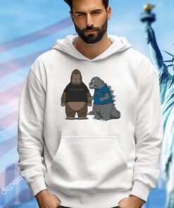 King Kong and Godzilla Beavis and Butt-head stupid kaijus monsters T-shirt