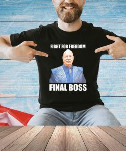 Klaus Schwab fight for freedom final boss shirt