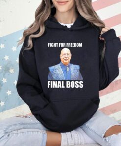 Klaus Schwab fight for freedom final boss shirt