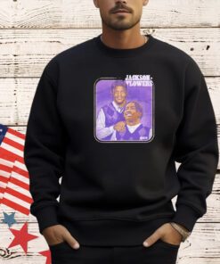 Lamar Jackson Jr. & Zay Flowers Baltimore Step Brothers T=-shirt