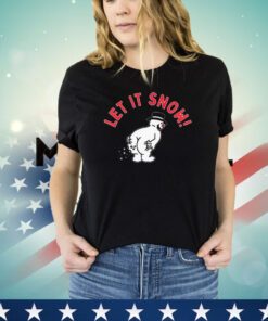 Let it snow Snowman Christmas shirt