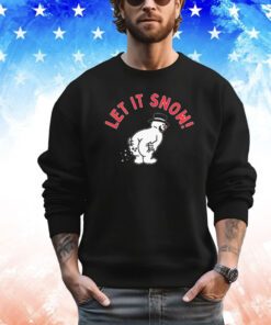 Let it snow Snowman Christmas shirt