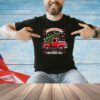 Little Red Truck Hauling A Christmas Tree T-Shirt